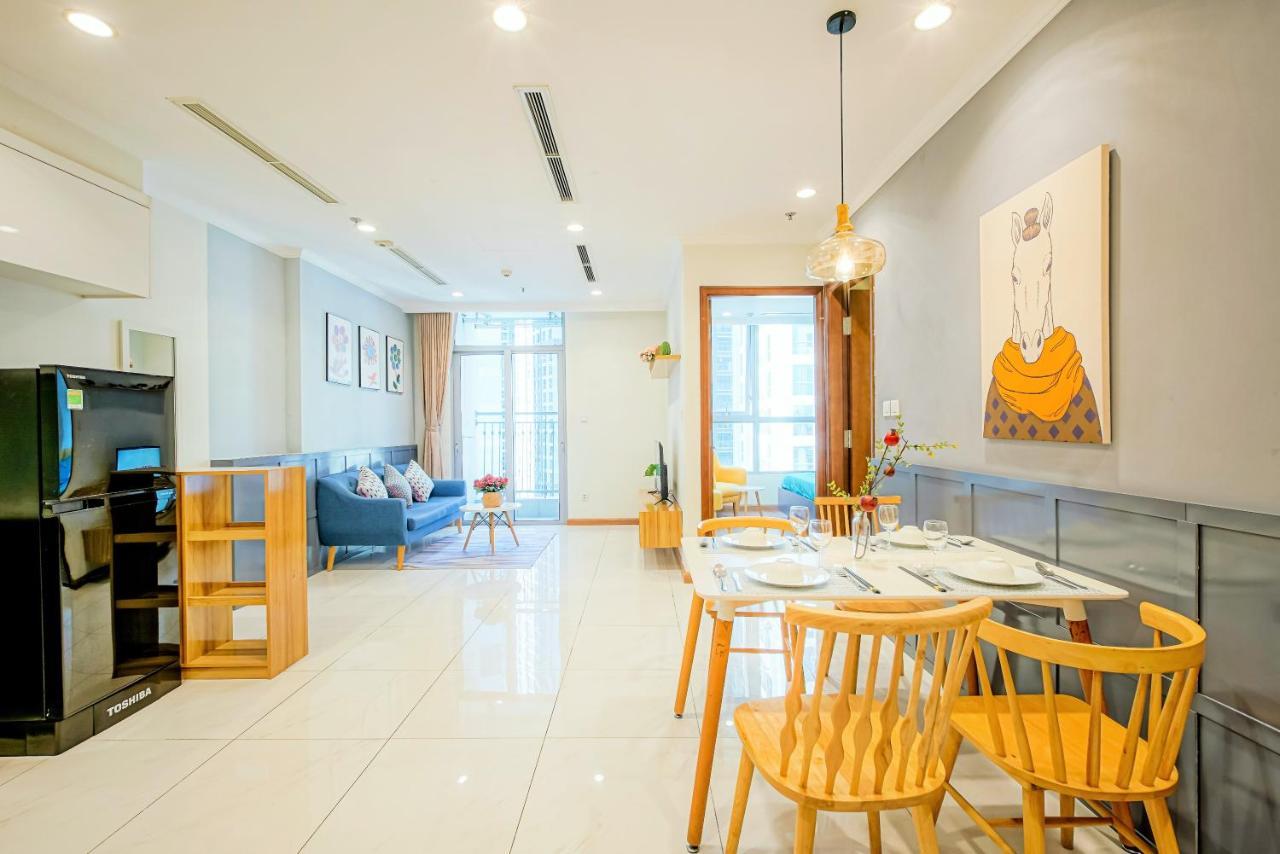 Central Apartments - Vinhomes Central Park, Landmark 81 Area & Ice Skating Rink 胡志明市 外观 照片