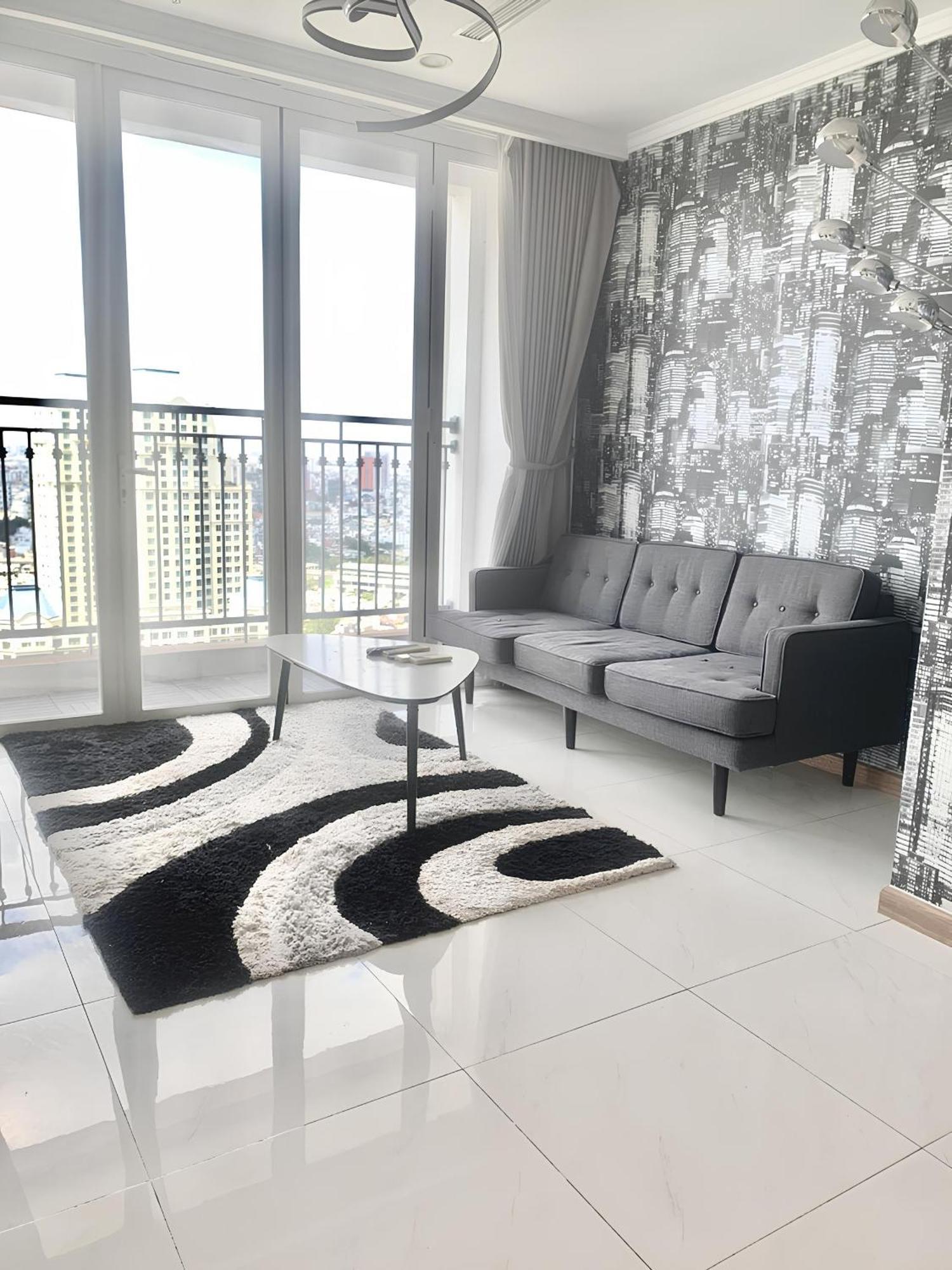 Central Apartments - Vinhomes Central Park, Landmark 81 Area & Ice Skating Rink 胡志明市 外观 照片