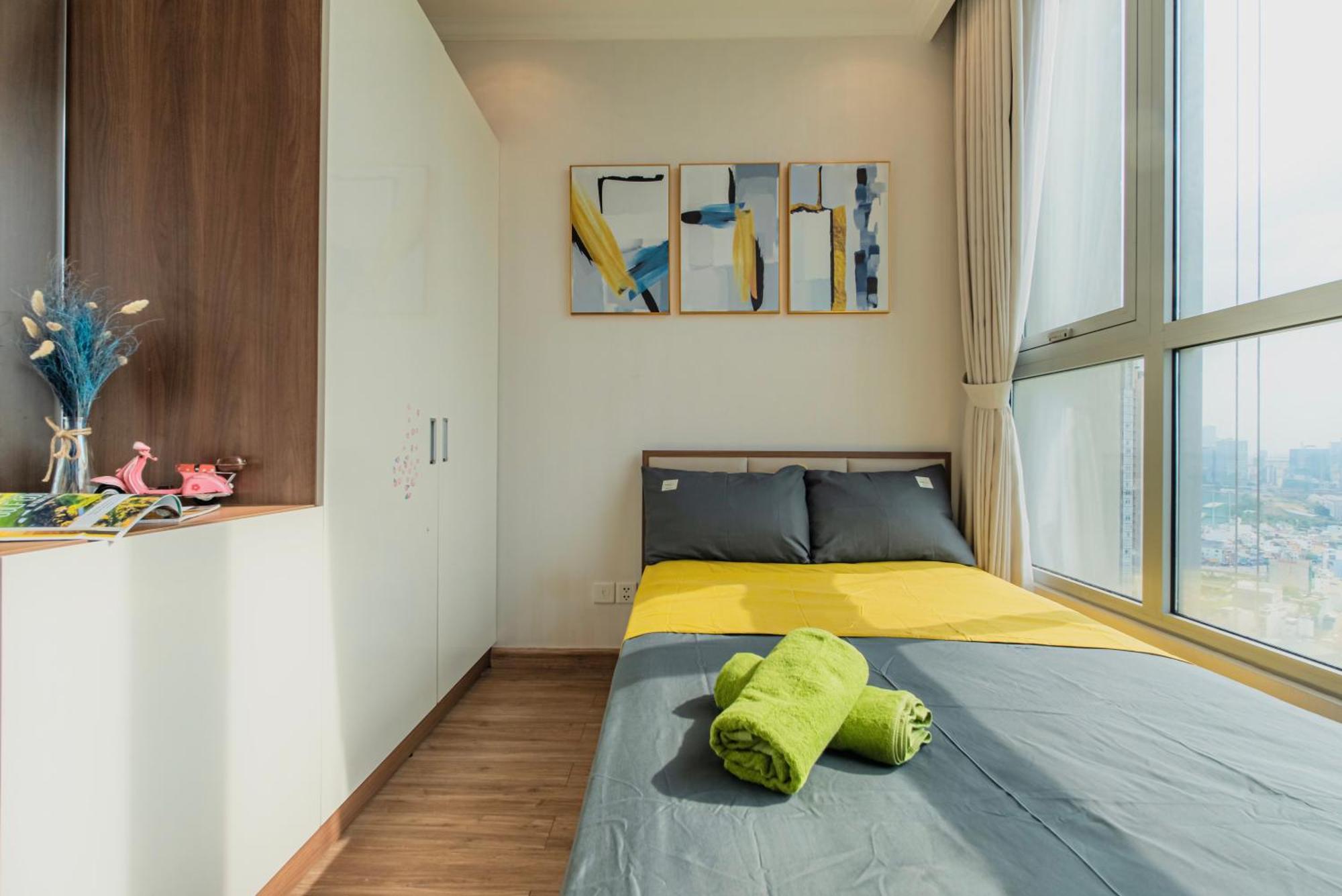 Central Apartments - Vinhomes Central Park, Landmark 81 Area & Ice Skating Rink 胡志明市 外观 照片