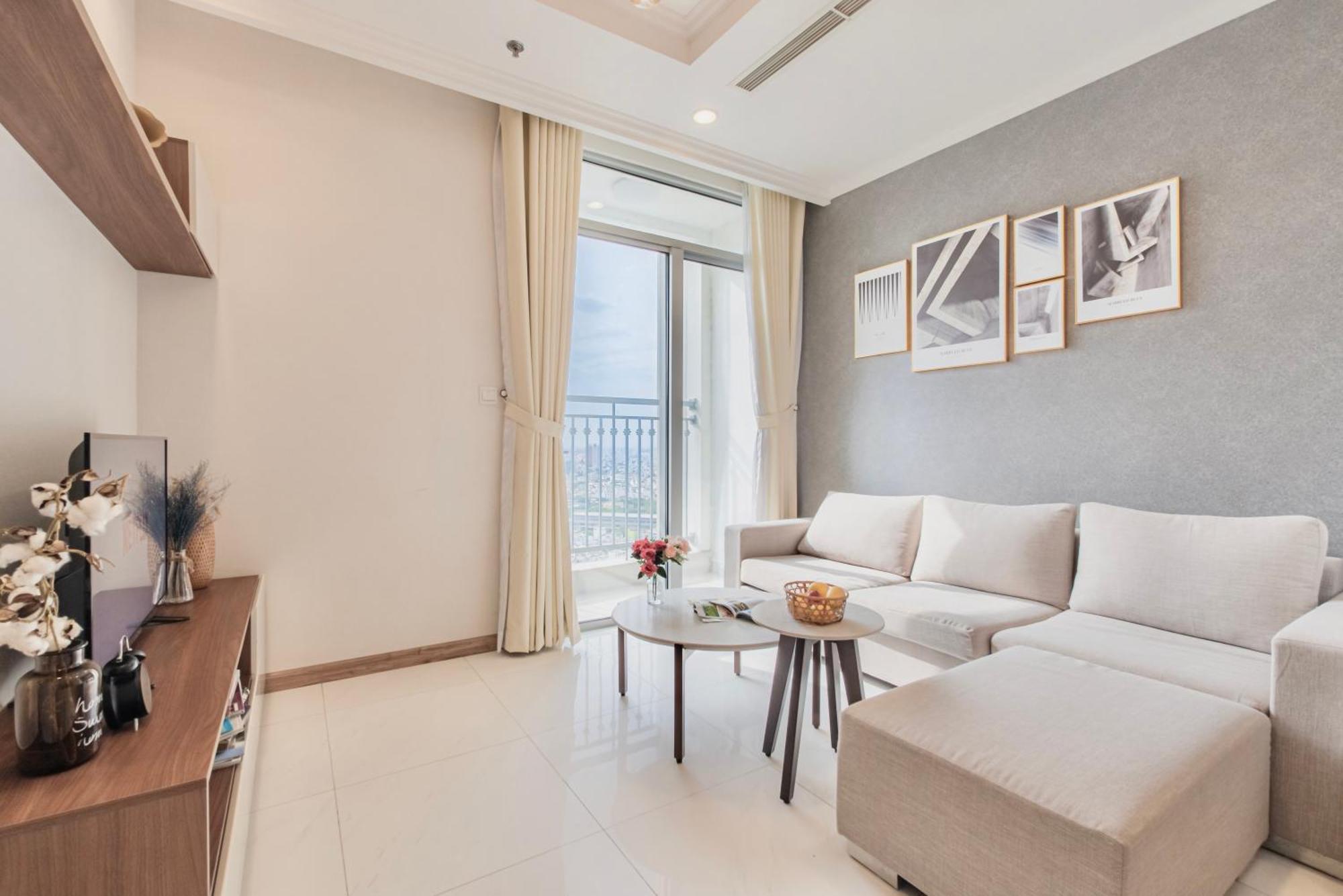 Central Apartments - Vinhomes Central Park, Landmark 81 Area & Ice Skating Rink 胡志明市 外观 照片