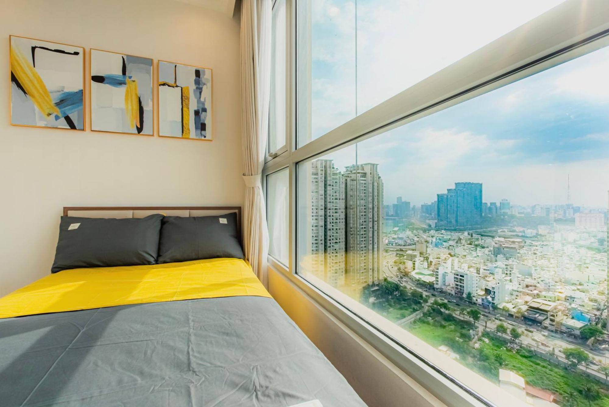 Central Apartments - Vinhomes Central Park, Landmark 81 Area & Ice Skating Rink 胡志明市 外观 照片