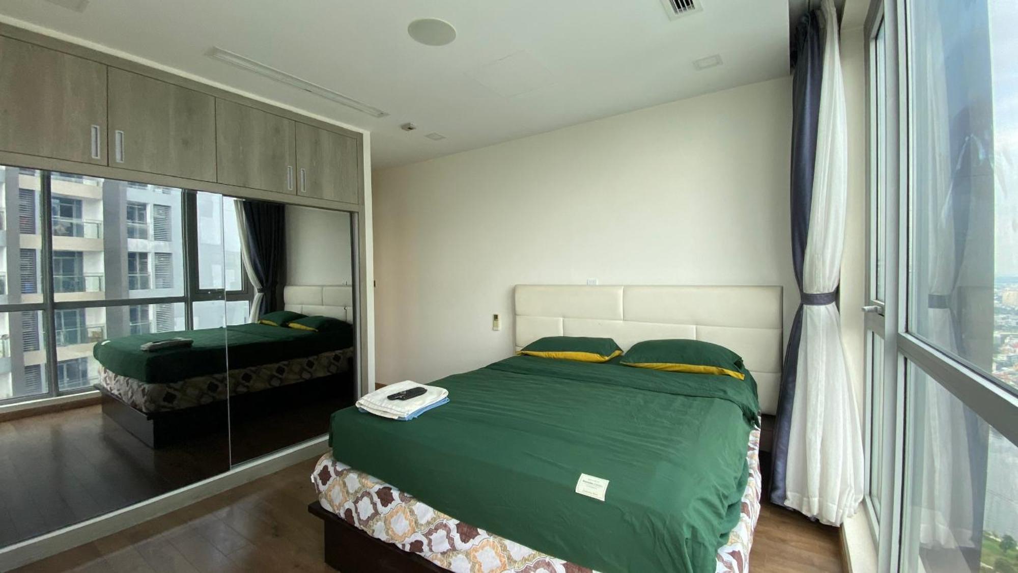 Central Apartments - Vinhomes Central Park, Landmark 81 Area & Ice Skating Rink 胡志明市 外观 照片